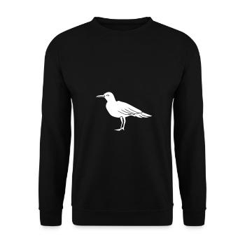 gull - Unisex Sweatshirt - black - Front - Alina (178cm) & Michal (187cm)