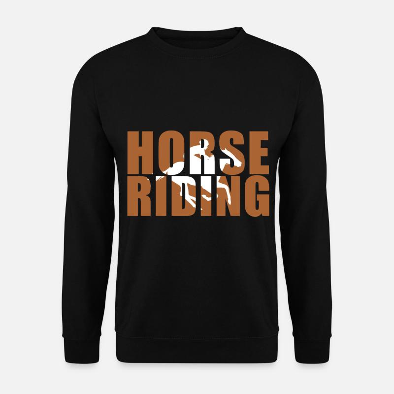 Riding hobby in name - Unisex Sweatshirt - black