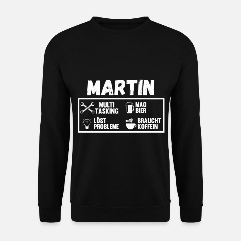 Martin - Unisex Pullover - Schwarz