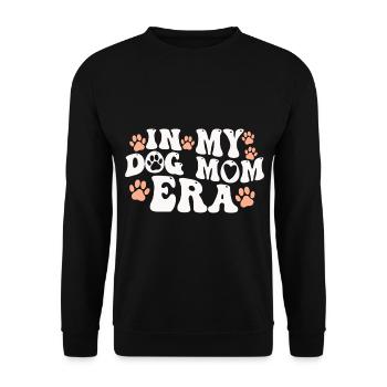 À l’ère de ma maman de chien pour les mamans de chien - Sweat-shirt Unisexe - noir - Devant - Alina (178cm) & Michal (187cm)