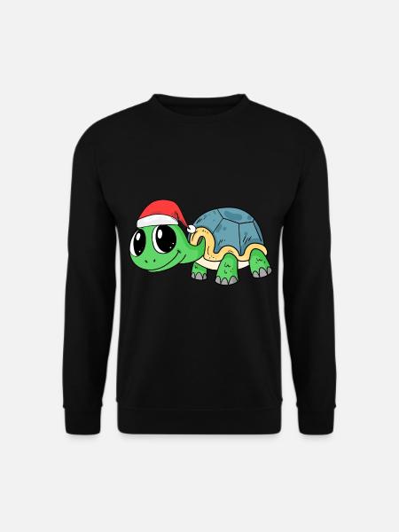 Turtle Christmas - Unisex Sweatshirt - black