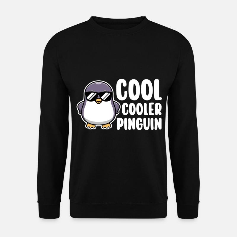 Pinguin - Unisex Pullover - Schwarz