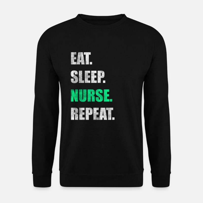 Krankenpfleger Krankenschwester Krankenpflege - Unisex Pullover - Schwarz