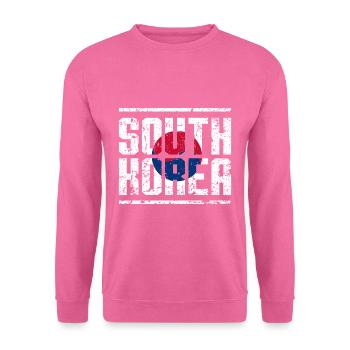 Corée du Sud Corée du Sud Armoiries d'Asie - Sweat-shirt Unisexe - rose - Devant