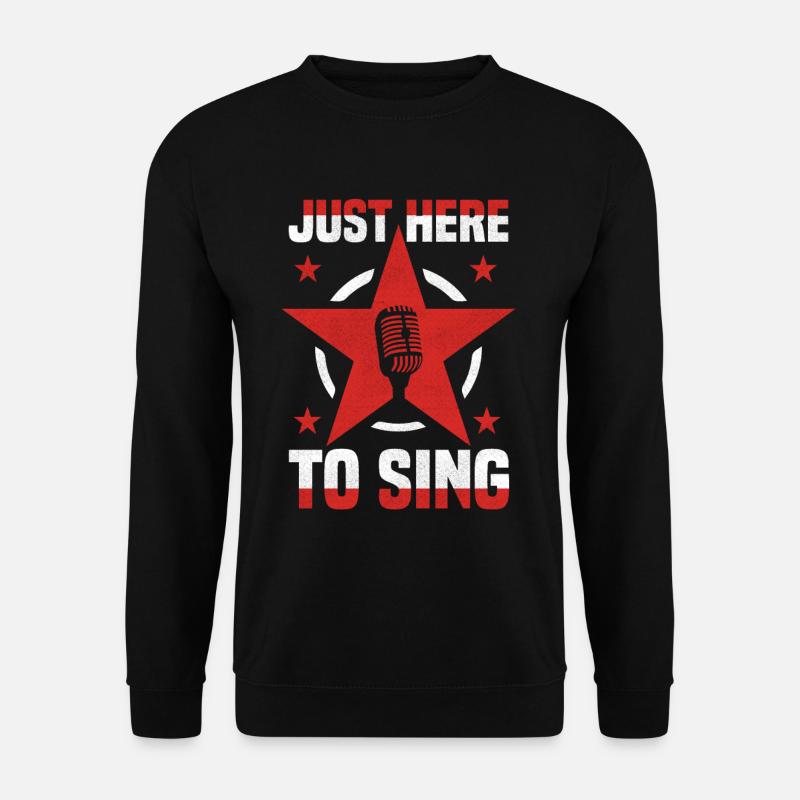 Karaoke Musik Singen - Unisex Pullover - Schwarz