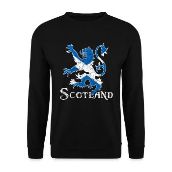Drapeau écossais cadeau écossais rétro - Sweat-shirt Unisexe - noir - Devant - Alina (178cm) & Michal (187cm)