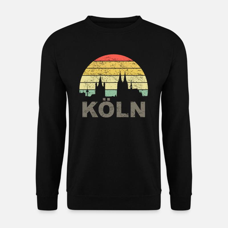 Cathédrale de Cologne - Sweat-shirt Unisexe - noir
