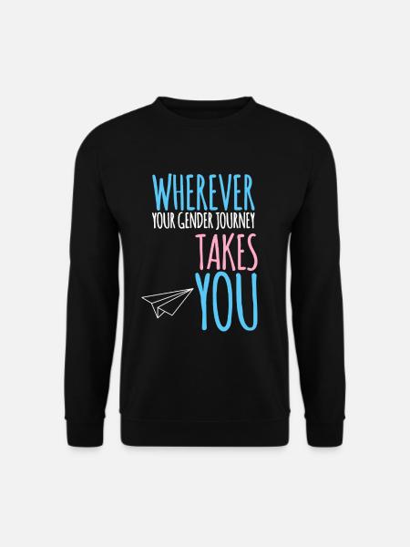 Transgender Transsexual Transpride Gift - Unisex Sweatshirt - black