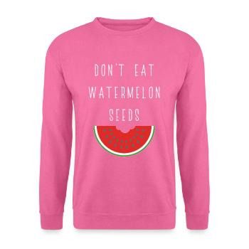 Cadeau de pastèque de grossesse - Sweat-shirt Unisexe - rose - Devant