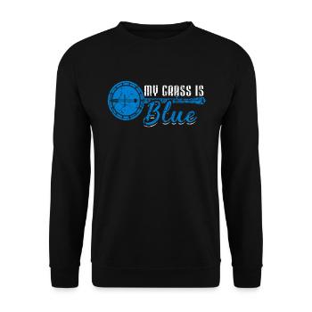 Bluegrass Music Player Banjo Vintage - Unisex Sweatshirt - black - Front - Alina (178cm) & Michal (187cm)