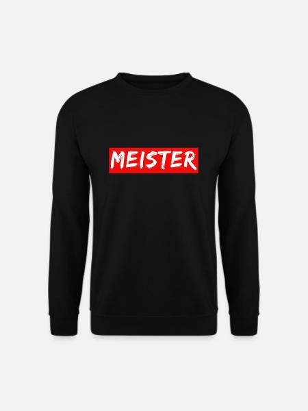 Meister Handwerk Meisterbrief Meisterprüfung - Unisex Pullover - Schwarz