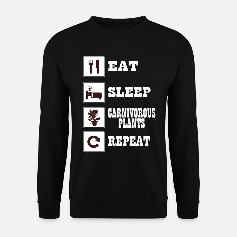 Fleischfressende Pflanzen Tshirt Venus - Unisex Pullover - Schwarz