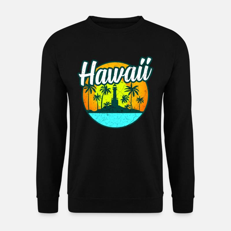 Hawaii Hawai vacation sunset - Unisex Sweatshirt - black