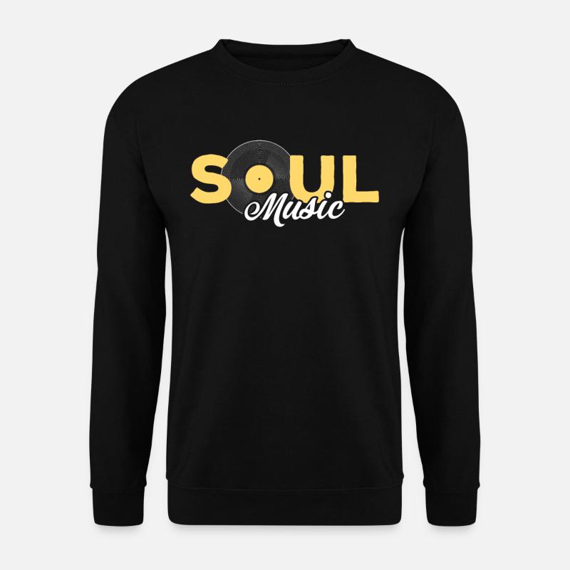 Soul Musik Musiker Black Musik Geschenk - Unisex Pullover - Schwarz