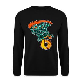 Basketball enfants 6 ans 6 ans sport - Sweat-shirt Unisexe - noir - Devant - Alina (178cm) & Michal (187cm)