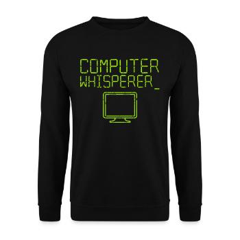 Informatik Computer Programmierer Informatiker - Unisex Pullover - Schwarz - Vorne - Alina (178cm) & Michal (187cm)