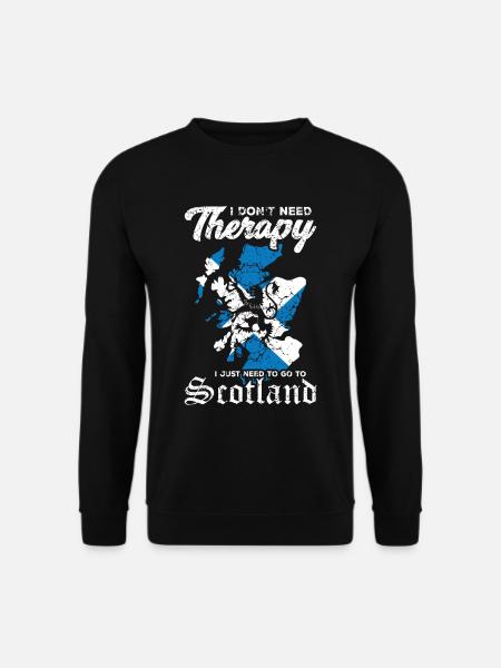 Schottland Löwen Wappen Retro Schottisch Stolz - Unisex Pullover - Schwarz