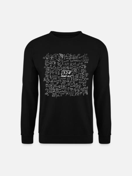 18 Jahre Geschenk Quadratwurzel 324 Jahre alt - Unisex Pullover - Schwarz