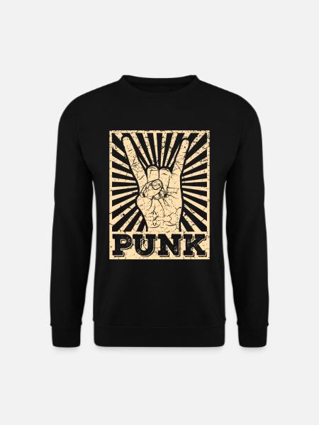 Cadeau de concert de groupe de punk rock anarchie musique punk - Sweat-shirt Unisexe - noir