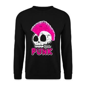 Punk rock music punk rocker punks punk gift - Unisex Sweatshirt - black - Front - Alina (178cm) & Michal (187cm)
