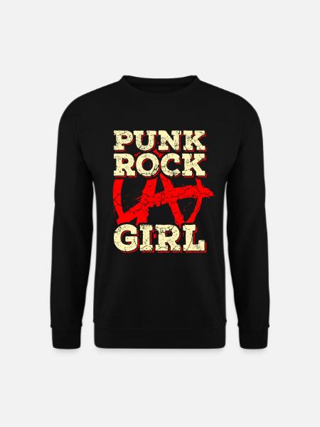 Punk Rock Musik Punkrocker Punks Punker Geschenk - Unisex Pullover - Schwarz