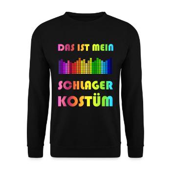 Voici mon costume de Schlager - Sweat-shirt Unisexe - noir - Devant - Alina (178cm) & Michal (187cm)