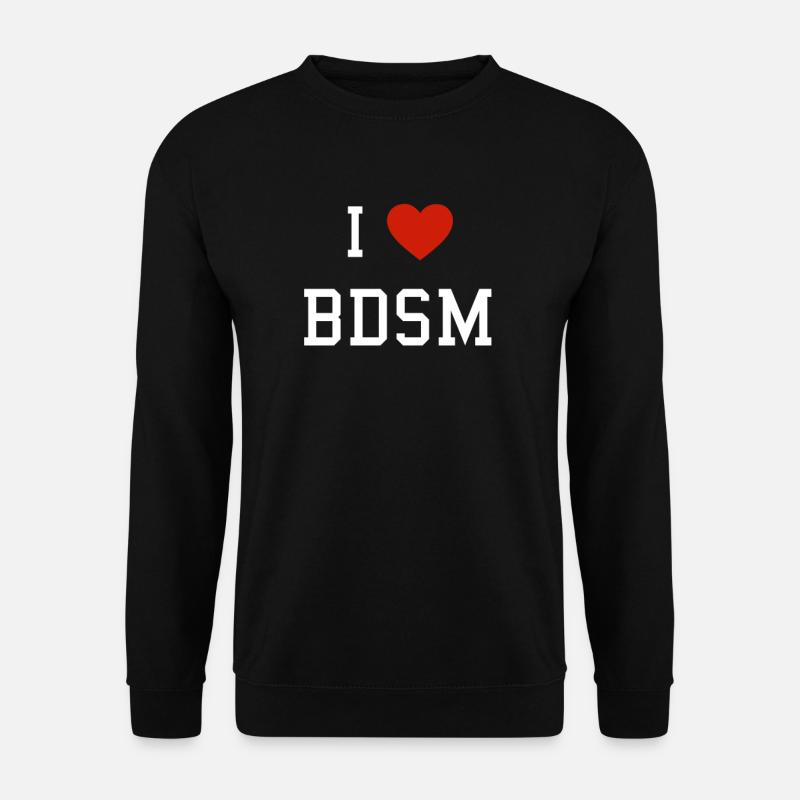 BDSM Bondage Slave Sub Master - Unisex Sweatshirt - black
