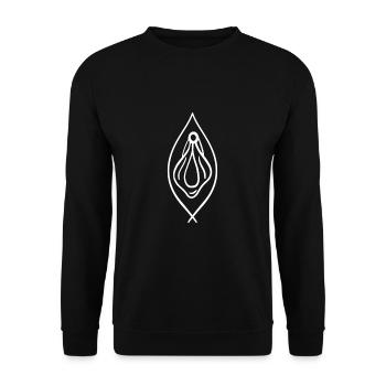 Vagin vagin féminisme féministe cadeau - Sweat-shirt Unisexe - noir - Devant - Alina (178cm) & Michal (187cm)