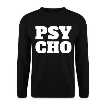 Psycho - Unisex Pullover - Schwarz - Vorne - Alina (178cm) & Michal (187cm)