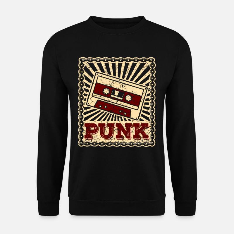 Punk Punks Punker Punkrock Punkrocker Anarchie 1 - Unisex Pullover - Schwarz