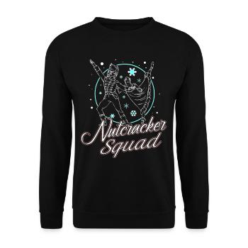 Noisette troupe ballerine danseuse de ballet - Sweat-shirt Unisexe - noir - Devant - Alina (178cm) & Michal (187cm)