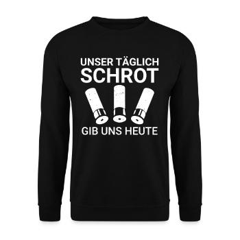 Sportschütze Schießstand Schießsport Geschenk - Unisex Pullover - Schwarz - Vorne - Alina (178cm) & Michal (187cm)