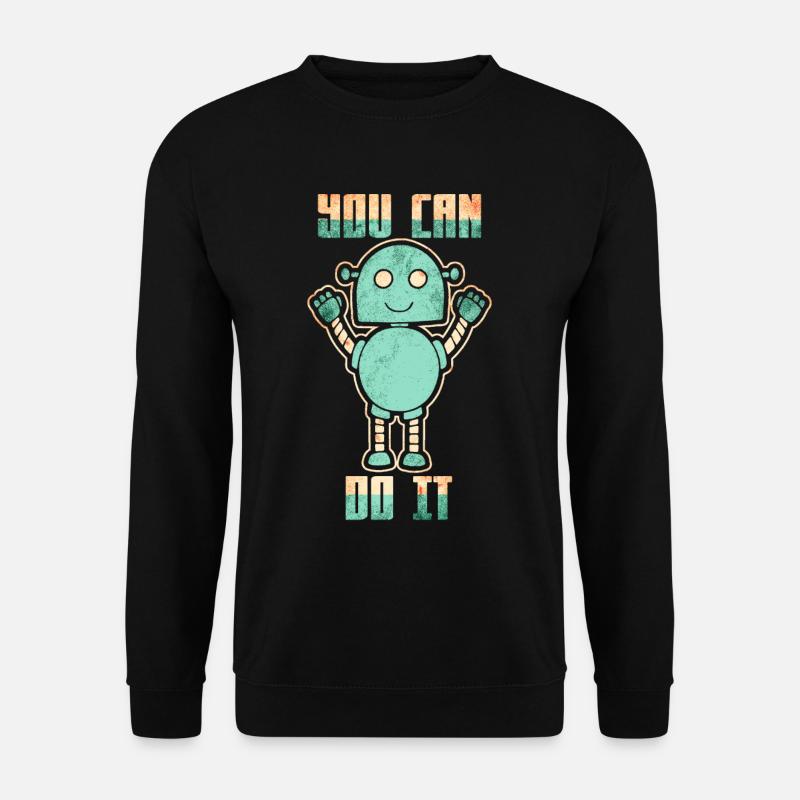 Robots robotics science future - Unisex Sweatshirt - black