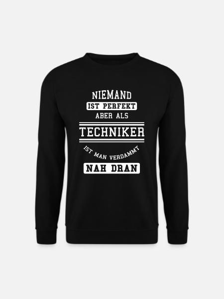 Staatlich geprüfter Techniker Meister Geschenk - Unisex Pullover - Schwarz