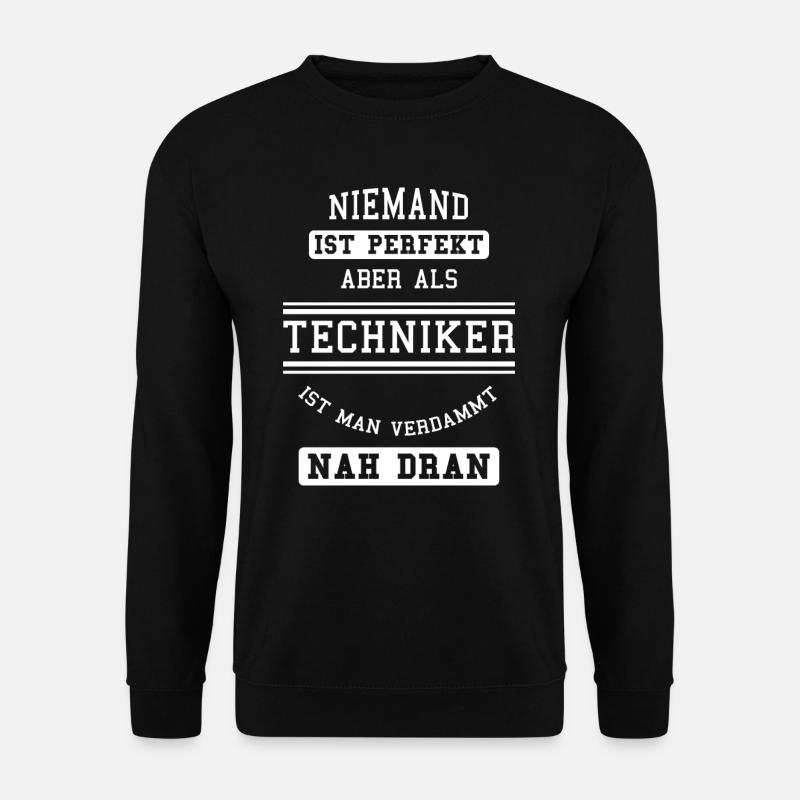 Staatlich geprüfter Techniker Meister Geschenk - Unisex Pullover - Schwarz