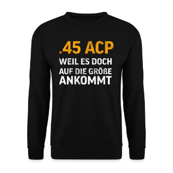 Sportschütze Schießstand Schießsport Geschenk - Unisex Pullover - Schwarz - Vorne - Alina (178cm) & Michal (187cm)