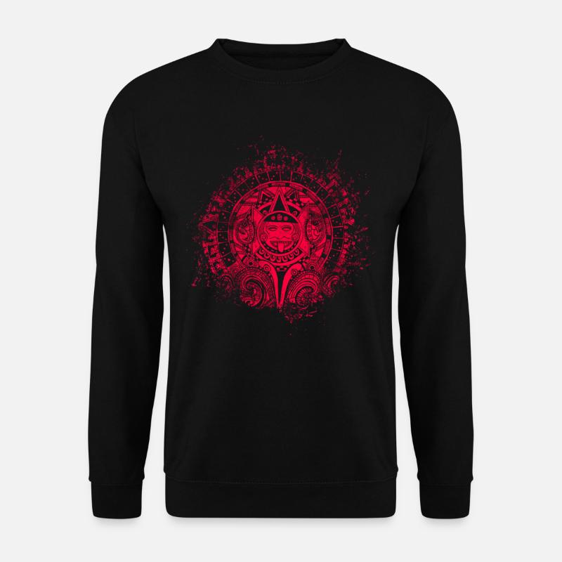 Aztec Mayan Aztec Calendar Mexico - Unisex Sweatshirt - black