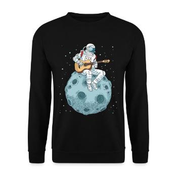 Guitare cadeau guitare guitare - Sweat-shirt Unisexe - noir - Devant - Alina (178cm) & Michal (187cm)