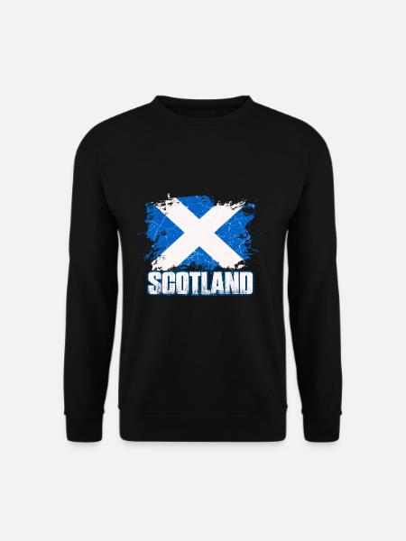 Schottland Flagge Schottisches Wappen Schotten - Unisex Pullover - Schwarz