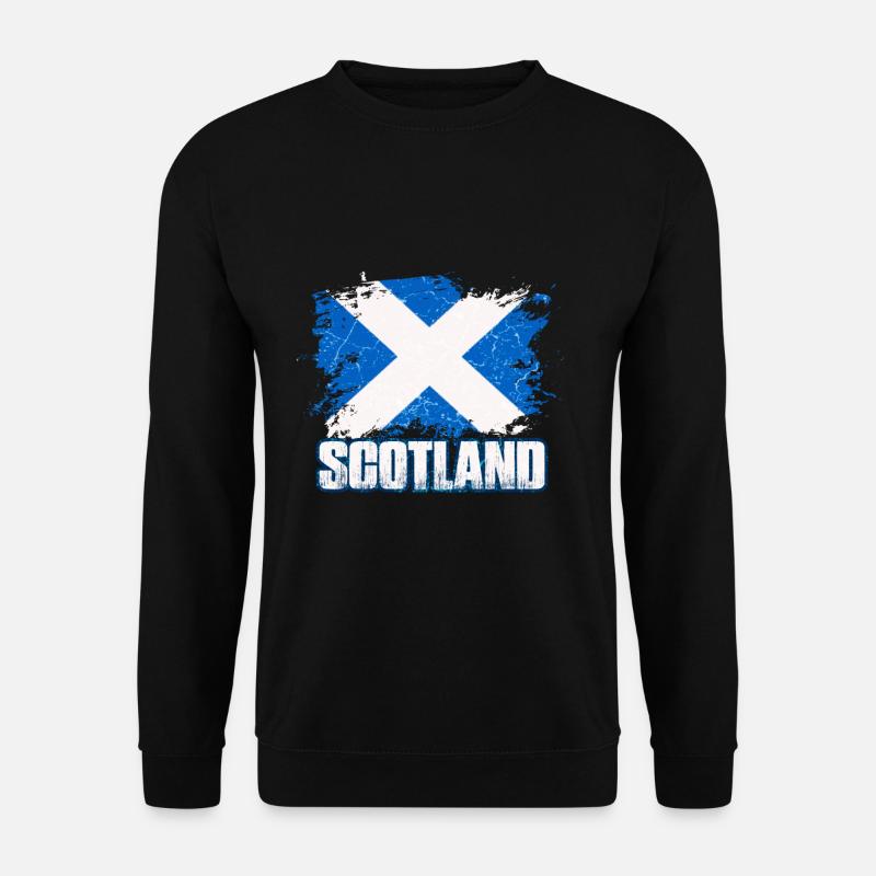 Schottland Flagge Schottisches Wappen Schotten - Unisex Pullover - Schwarz