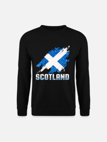Schottland Flagge Schottisches Wappen Schotten - Unisex Pullover - Schwarz
