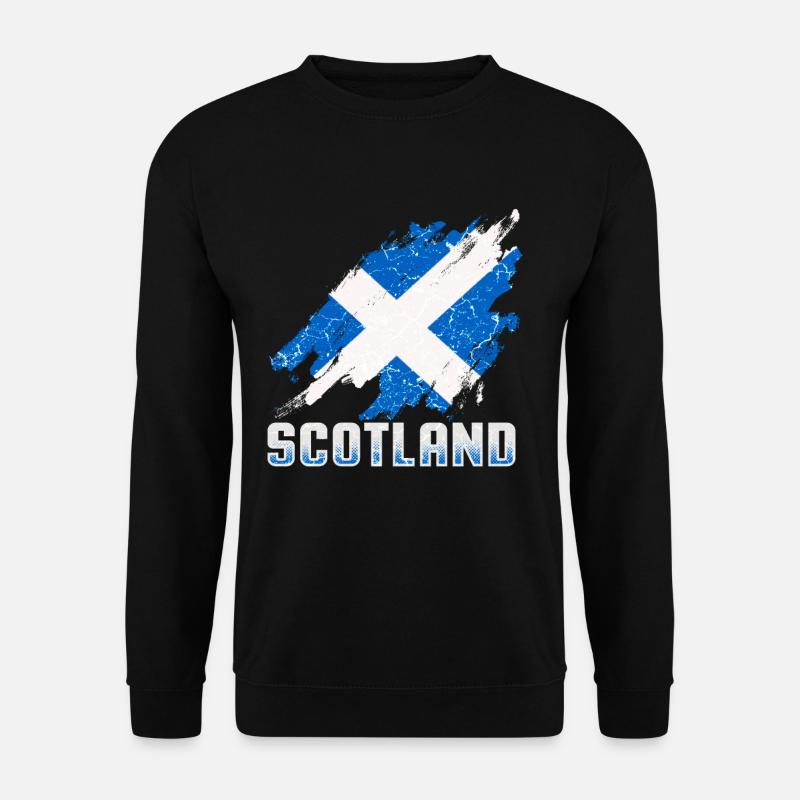 Schottland Flagge Schottisches Wappen Schotten - Unisex Pullover - Schwarz