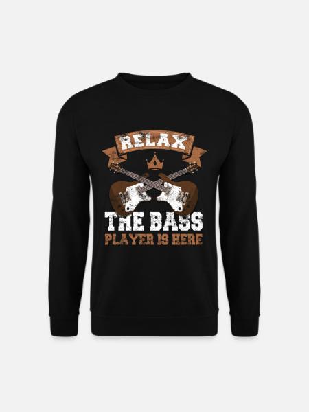 Bassgitarre Bass Spieler EADG Bassist Bassisten - Unisex Pullover - Schwarz