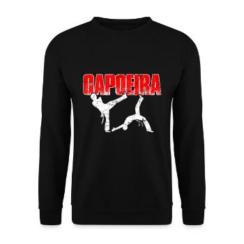 Capoeira Atlethical Brésil Art Martial - Sweat-shirt Unisexe - noir - Devant - Alina (178cm) & Michal (187cm)