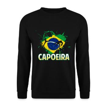 Capoeira Atlethical Brésil Art Martial - Sweat-shirt Unisexe - noir - Devant - Alina (178cm) & Michal (187cm)