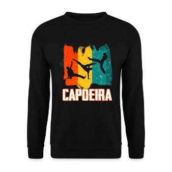 Capoeira Atlethical Brésil Art Martial - Sweat-shirt Unisexe - noir - Devant - Alina (178cm) & Michal (187cm)