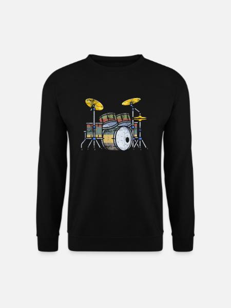 Schlagzeuger Schlagzeug Drummer Drum Sticks Musik - Unisex Pullover - Schwarz