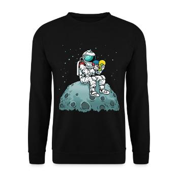 Astronaute Autism Awareness Autism Awareness - Sweat-shirt Unisexe - noir - Devant - Alina (178cm) & Michal (187cm)