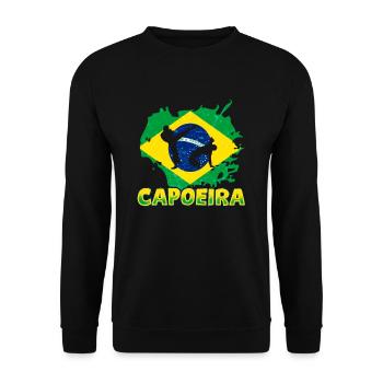 Art martial de Capoeira Brésil - Sweat-shirt Unisexe - noir - Devant - Alina (178cm) & Michal (187cm)