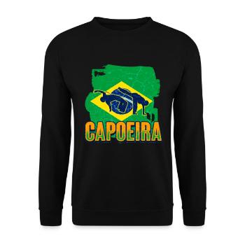 Art martial de Capoeira Brésil - Sweat-shirt Unisexe - noir - Devant - Alina (178cm) & Michal (187cm)